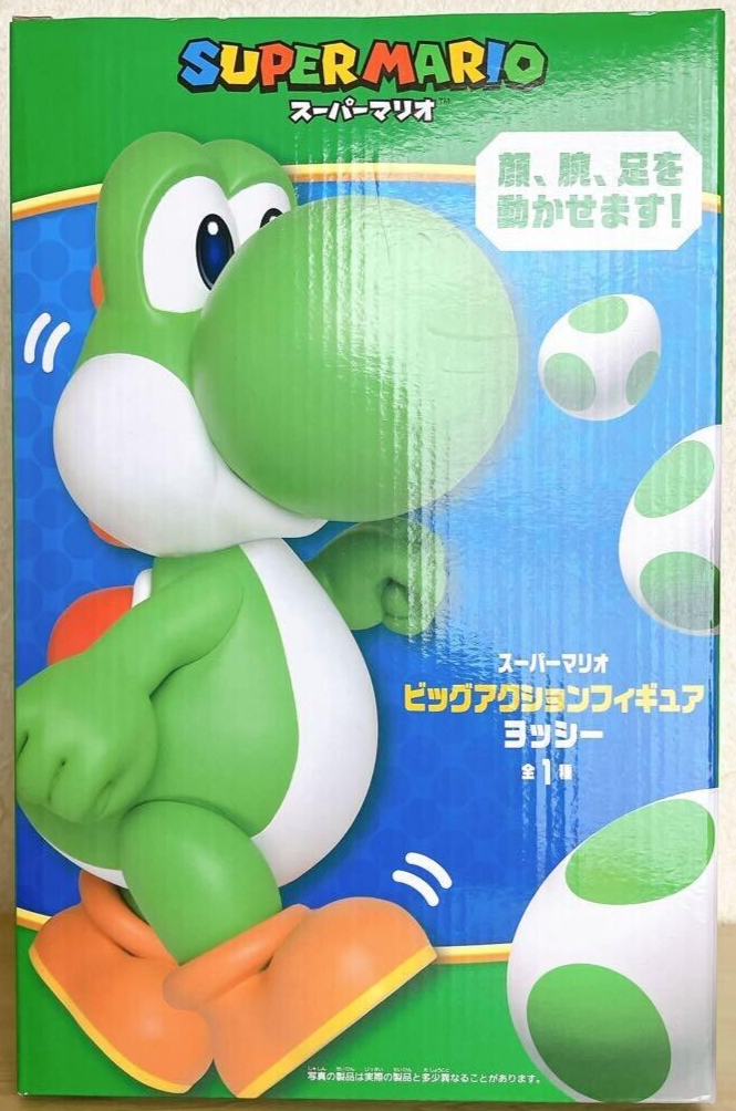 Taito Prize Super Mario Big Action Figure Yoshi JAPAN NEW | eBay