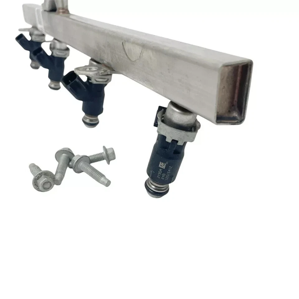 Juego de 8 rieles inyectores de combustible originales GM GMC Chevrolet 6,0 L 12613412 50 lb/h Foto 3 de 3