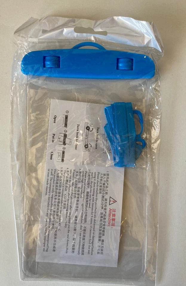 Waterproof Phone Holder BAG LANYARD for iPhone Smart phone Lot Of 2 New - Image 3 of 4