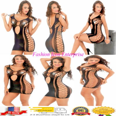 Sexy Lingerie For Women Sleepwear Babydoll Adult Nightwear Fishnet Stocking  42 | eBay