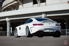 Cars Vossen Wheels Mercedes Benz Amg White Desk Mat Stitched
