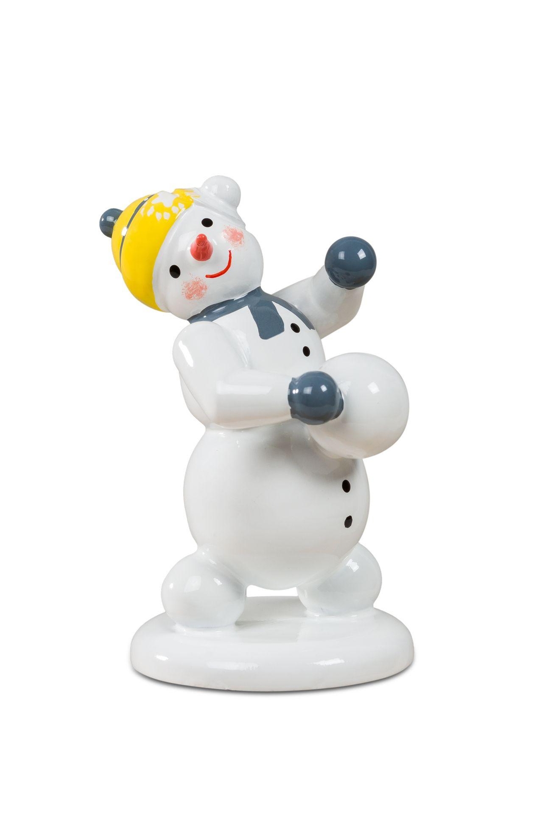 Uomo fumante Pupazzo di Neve, 16 cm di altezza, originale Monti.. SV 12220 nuovo