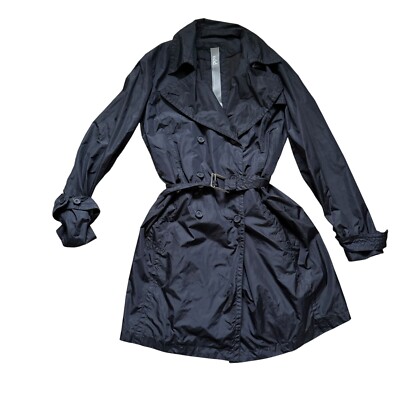 ADD Double Breasted Belted Trench Coat Women Lightweight Casual Outerwearlove