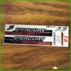 MERCURY Marine 15 HP Outboard Motor Red Silver Laminated Decals Stickers Kit
