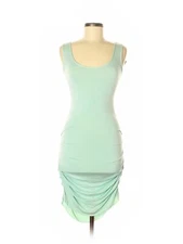 NWT Brand Unspecified Women Green Casual Dress M
