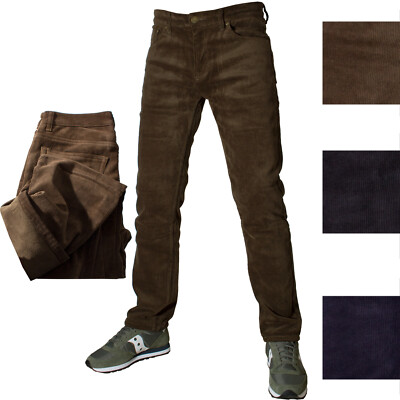 Five Pocket Samt Hose Jeans Herren Winter Gepolstert Fleece Sweatshirt