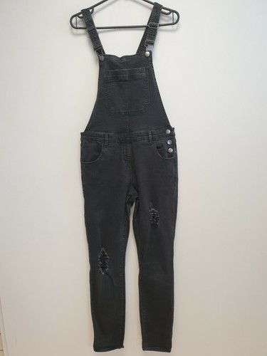 W186 WOMENS MATALAN BLACK SKINNY RIPPED 