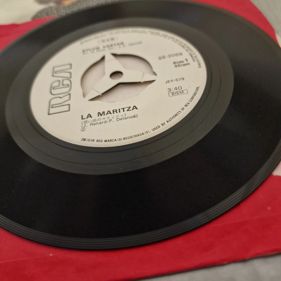 Sylvie Vartan - La Maritza Japan 7" Vinyl SS-2086 1968 PROMO - Image 4 of 4