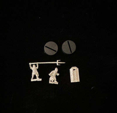 LOTR Games Workshop Dwarf Vault Warden Team Lot C METAL GW Hobbit