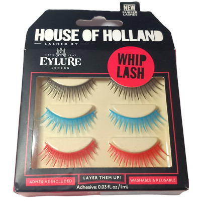 Eylure House of Holland Falsche Wimpern Whip Lash Neu False Lashes Wimpernkleber