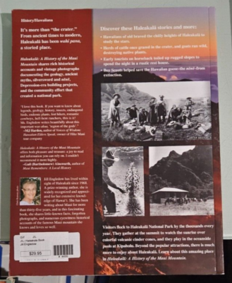 jill engledow HALEAKALA A HISTORY OF THE MAUI MOUNTAIN paperback