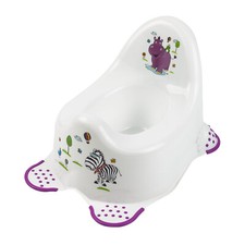 Töpfchen Hippo weiss für Babys und Kinder stabiler Babytopf Anti-Rutsch ADAM