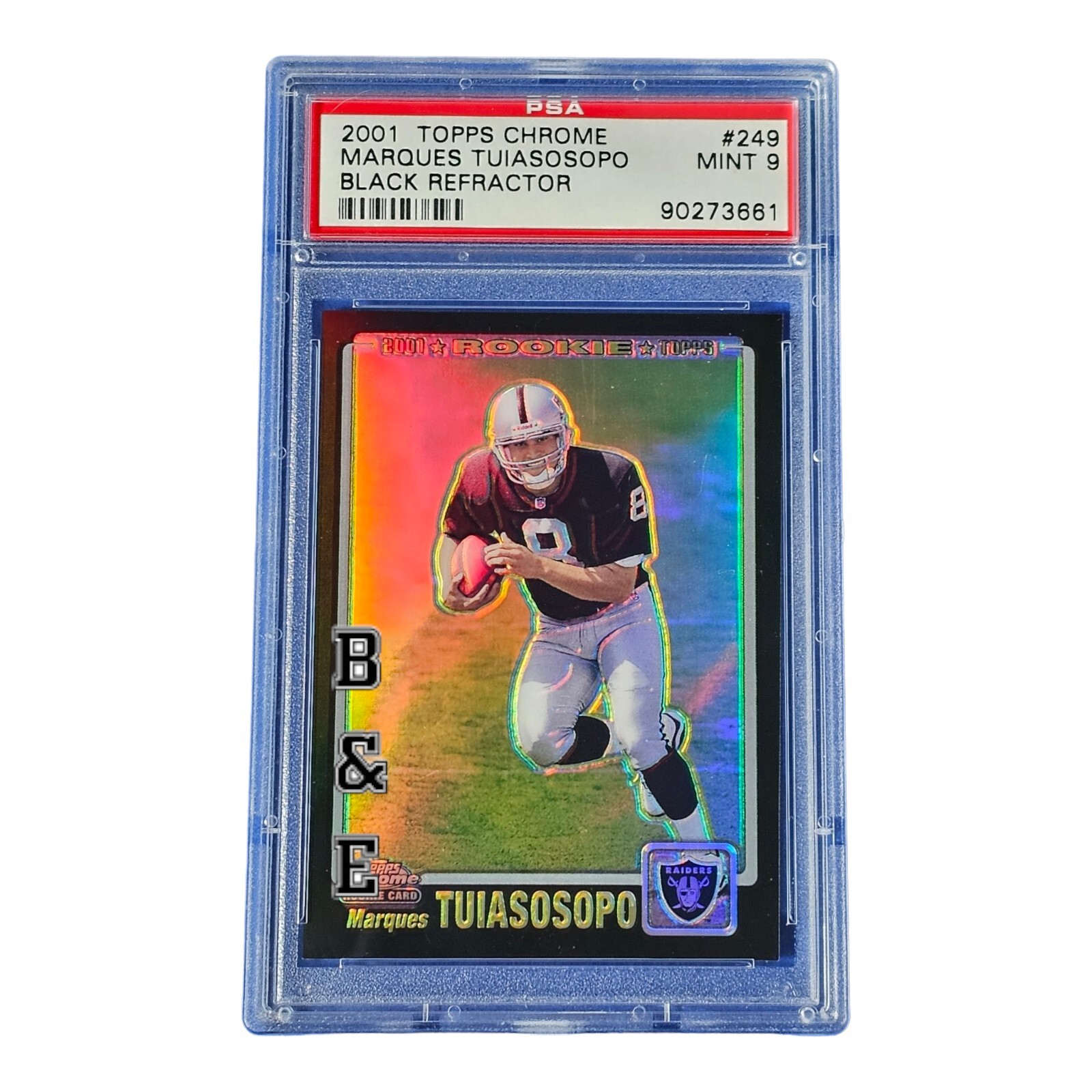 Marques Tuiasosopo Topps Chrome #249 Black Refractor