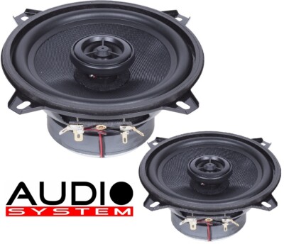 Audio System MXC 100 Plus Koaxial-Lautsprecher (100 Mm) – Schwarz, 2x 100/60 Watt, 3 Ohm
