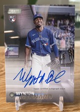 WYNTON BERNARD 2023 Topps Stadium Club On Card SP Auto RC TORONTO BLUE JAYS