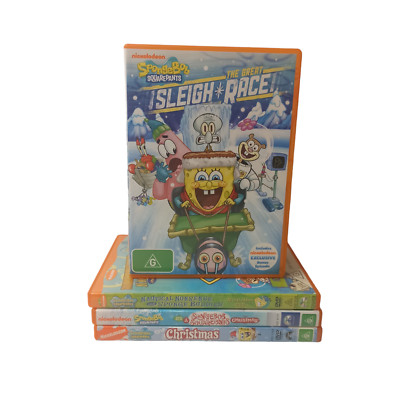 Spongebob Squarepants DVD Children Kids Family Animation Ocean Fish Adventure 