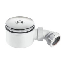 McAlpine 90mm Chrome Easy Clean Shower Trap