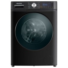 electriQ 8kg/5kg Dry 1400rpm Washer Dryer Black Quick Wash Steam Quiet D Rated