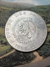 Photo of a 1956 Mexico 10 Pesos Silver from an eBay listing that sold on Jun 12, 2026