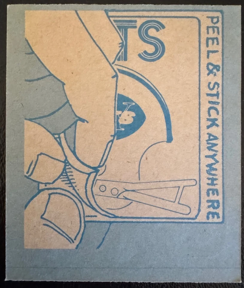 1977 Fleer Football Hi-Gloss Sticker Patch Complete set of 56 Cowboys Steelers - Image 2 of 4