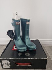 Image of New Hunter Green Short Wellies Size Uk 4