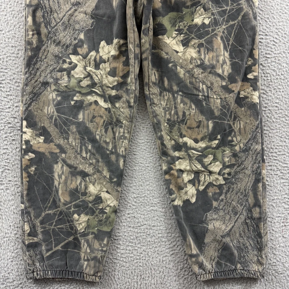 Scent Blocker Camo Pants Mens XL Elastic Fleece Lined Hunting Mossy Oak Break Up - Image 2 of 4
