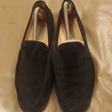 Gravati slipper Schuhe Velour Leder schwarz GR 9