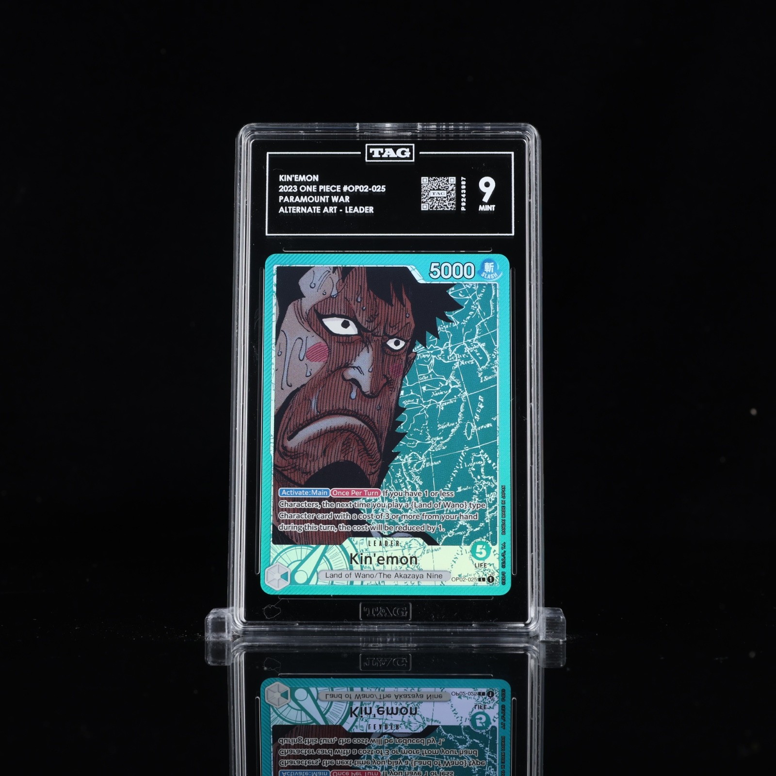 Kin'emon #OP02-025 Alt Art Leader TAG 9 - Paramount War 2023