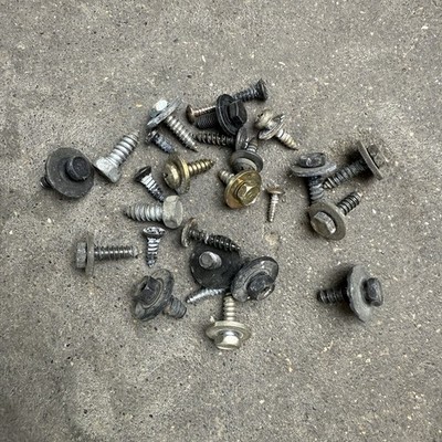 OEM BMW E36 E46 E90 E39 E60 Miscellaneous Hardware Lot 25 Pieces Int/Exterior