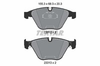 Bremsbelagsatz FÜR BMW 5 (E60), BMW 5 Touring (E61) - Textar 2331211