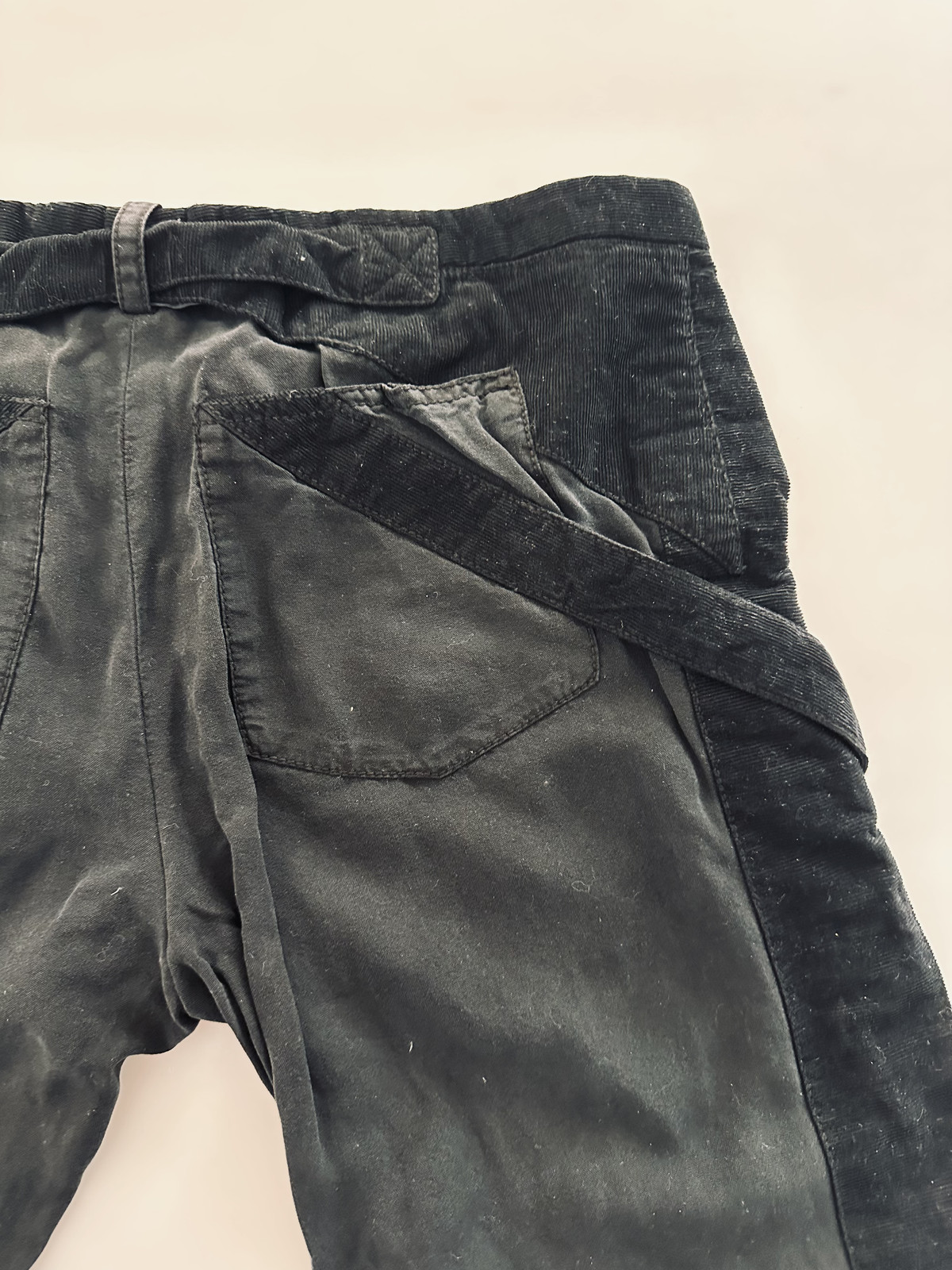 Vintage Balenciaga Le Dix 2002 Rare Black Cargo Pants by Nicolas Ghesqére, FR38 image 4
