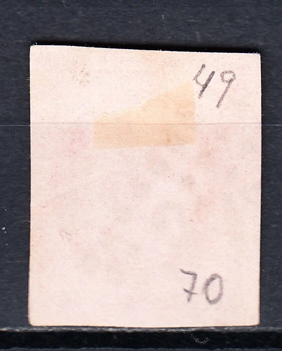 FRANCIA 1870.  YV. 49. CERES. 80 C.  ROSA.  US. - Imagen 2 de 2