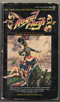 ROYAL FLASH PAPERBACK (1971) MALCOLM MCDOWELL OLIVER REED (MOVIE EDITION)