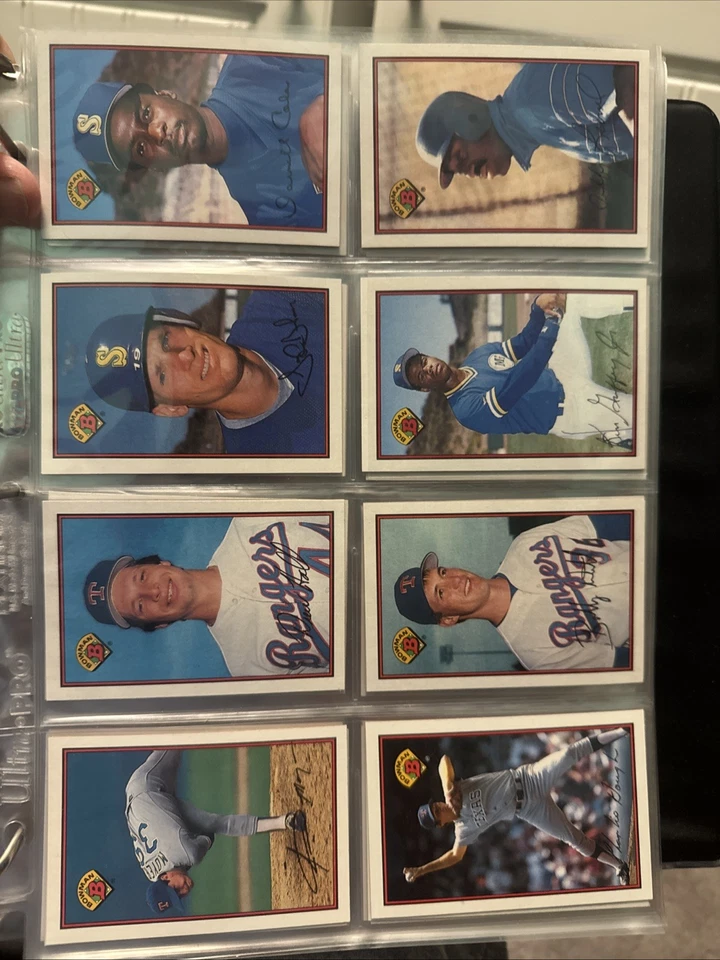 1989 Bowman Baseball Complete Set 1-484 Ken Griffey Jr Rookie RC Pages Binder - Image 2 of 4