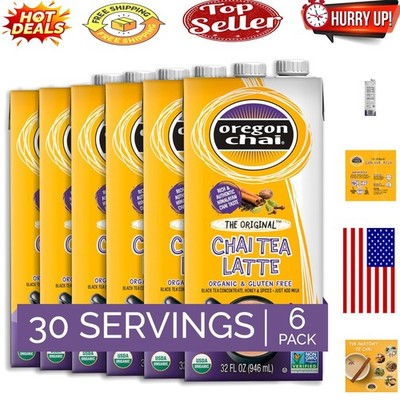 Chai Concentrate Pack of 6 - Rich, Spiced, Organic & Versatile