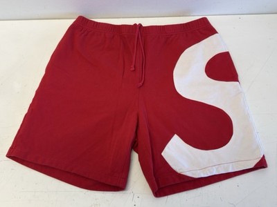 Supreme S Logo Shorts Red Men's Size Medium SS19 | eBay