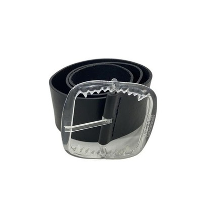 CHARLES JEFFREY LOVERBOY Leather Belt, Black, Men's