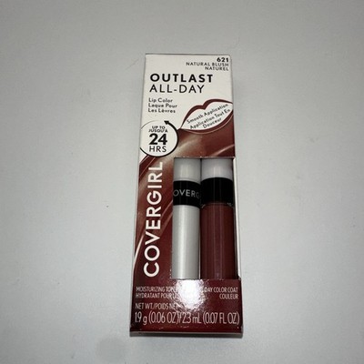 CoverGirl Outlast All-Day Lip Color, Natural Blush, 0.07 fl oz, #621