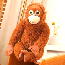 Punch Orangutan Djungeskog Brown Ikea Plush 26in Punch Monkey Plush