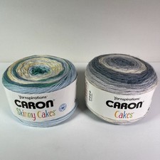 Yarnspirations CARON Cakes Dusted Cream 65007  Buttermints 18010 Acrylic Yarn