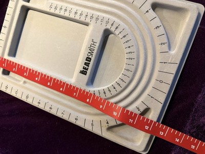 Beadsmith Brand Beading Tray DIY Pattern Maker Jewelry Tool Measurement