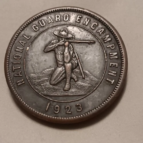 1923 National Guard Encampment Medal