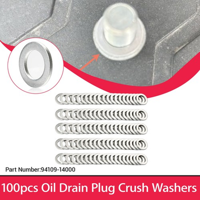 #ad #ad 100PC 14MM OIL DRAIN PLUG WASHER GASKETS FITS P N 94109 14000 HONDA ACURA US $7.89