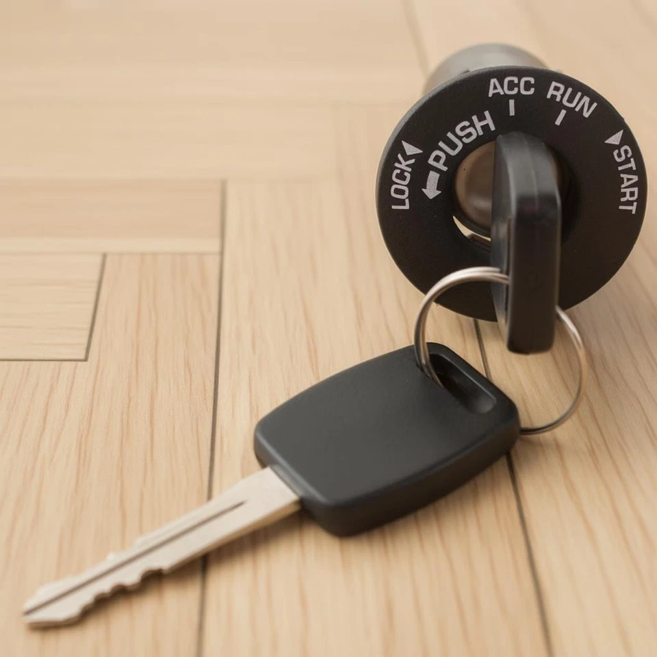 Nuevo cilindro de bloqueo de encendido Saturn SL2 SL1 SC2 SL SC1 SW2 SW1 1995-1997 Foto 4 de 4