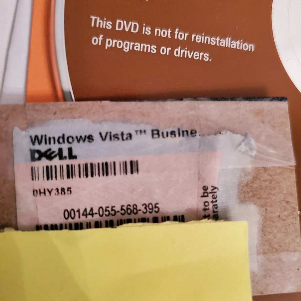 Dell Reinstallation DVD Windows Vista Premium 32 Bit & CD Key Read Description - Image 3 of 4