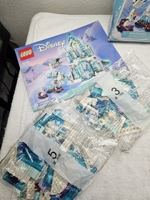 LEGO DISNEY 41148  ELSA'S MAGICAL ICE PALACE  HAS 5 SEALED BAGS, MINIS, INS READ