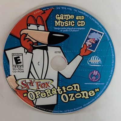 Spy Fox ''Operation Ozone'' Game & Music CD Windows/Mac CD-ROM *DISC ONLY*