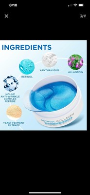 VELAMO Advanced Under Eye Patches Collagen Retinol Eye Mask 