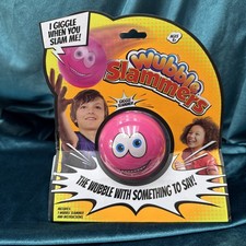 Wubble Slammers Giggles Shake Toss Bounce Toss Catch Pink Hardball Ages 6 New
