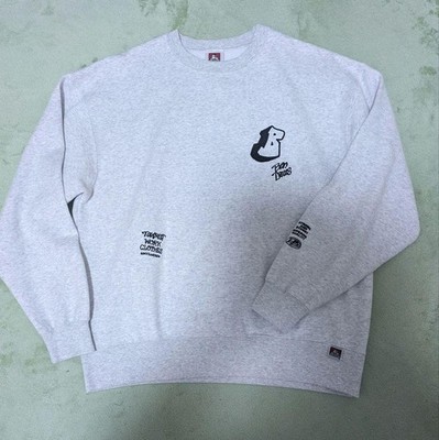 Ben Davis Embroidery Sweatshirt Light Gray L Japan